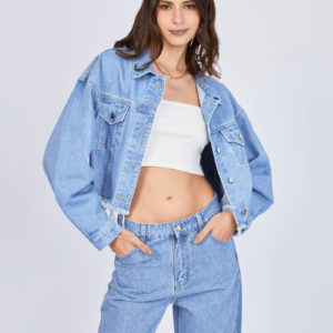 Cropped Denim Jacket