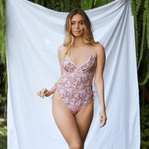 Mel One Piece Rojo Print